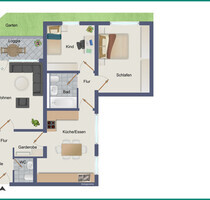 HÜBSCHE 3-ZIMMER-EIGENTUMSWOHNUNG - KURZFRISTIG BEZIEHBAR - MIT TOLLEM ZUSCHNITT UND BALKON IN RADEVORMWALD, PROVISIONSFREI!