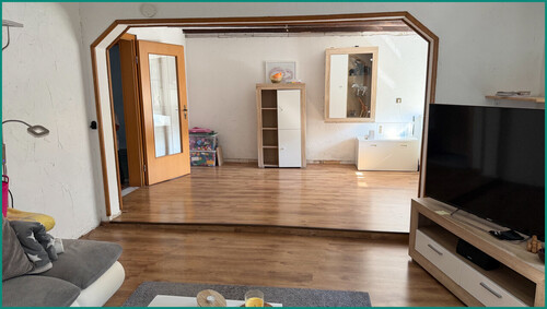 ...Blick zurück vom Wohnzimmer zum Esszimmer - 