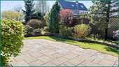 Große Gartenterrasse mit - 