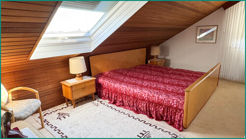 Schlafzimmer im Dachgeschoss - 
