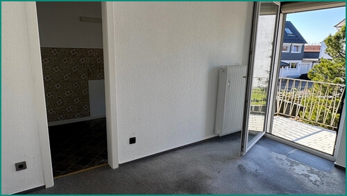 Essbereich am Balkon im Obergeschoss - 