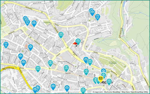 Kartenausschnitt Peterstraße - 2 Zimmer Etagenwohnung zum Kaufen in Remscheid