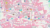 Lageplan mit Übersicht über die Kaiserstraße - 5 Zimmer Wohn- & Geschäftshaus zum Kaufen in Radevormwald