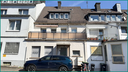 Ansicht der Gebäuderückseite Richtung Grabenstraße - 5 Zimmer Wohn- & Geschäftshaus in Radevormwald