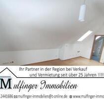 1- Zi. DG Wohnung in Hemhofen - 220,00&nbsp;EUR Kaltmiete, ca.&nbsp; 22,00&nbsp;m&sup2;&nbsp;Wohnfl&auml;che in Hemhofen (PLZ: 91334)