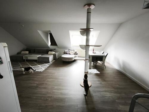 Diele mit Zugang zu Wohn- /Essbereich Bild 2 - 3 Zimmer Etagenwohnung in Uehlfeld