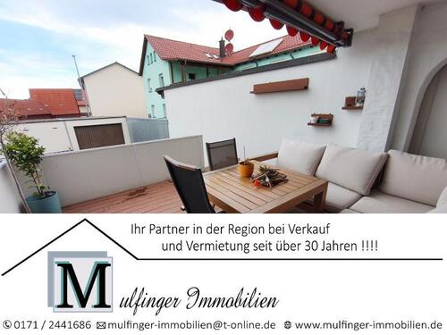 Foto - 3 Zi. Wohnung im EG mit Terrasse, Gartenmktbenutzung und Garage