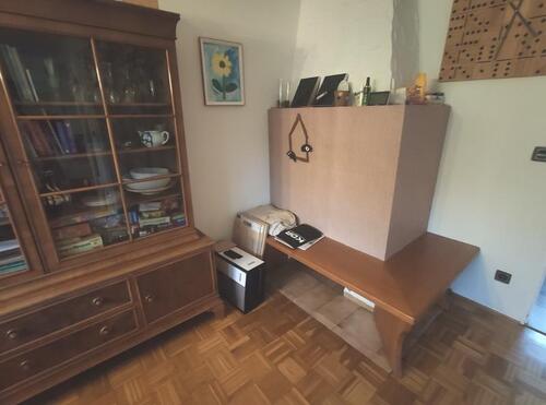 Kachelofen im Wohnzimmer - 