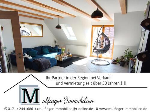 Titelbild - 4 Zi. Wohnung in DG Galerie mit Garten (auf Wunsch), Balkon und Garage in Höchstadt OT