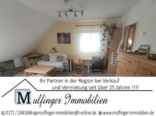 TITELBILD - 1 Zi. Wohnung im DG (1.OG, auf Wunsch möbliert)