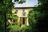Gartenansicht - Gepflegtes Reihenmittelhaus mit eingewachsenem Garten am Frankfurter Berg - Erbbaurecht