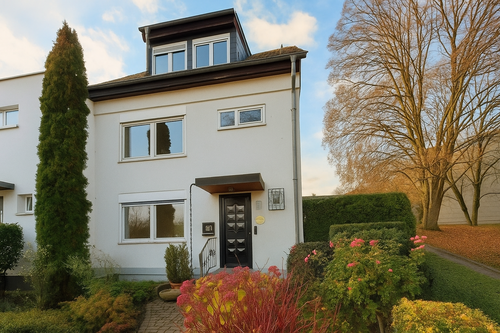 Ansicht - Schwalbach: 'Kinder willkommen' - hier scheint für die junge Familie die Sonne direkt ins Haus!