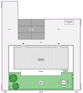 Aussenanlagen - Mehrfamilienhaus, Wohnhaus mit 1.005,33 m² in Offenbach zum Kaufen