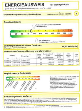 Energieausweis - 