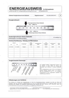 Energieausweis - 