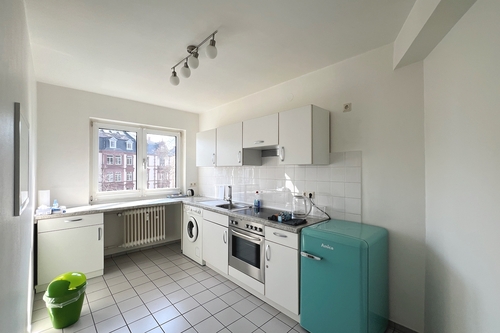 Küche - Etagenwohnung mit 80,00 m&sup2; in Frankfurt am Main zum Kaufen