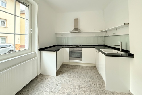 Küche Erdgeschoss - Etagenwohnung mit 90,00 m² in Frankfurt am Main zum Kaufen