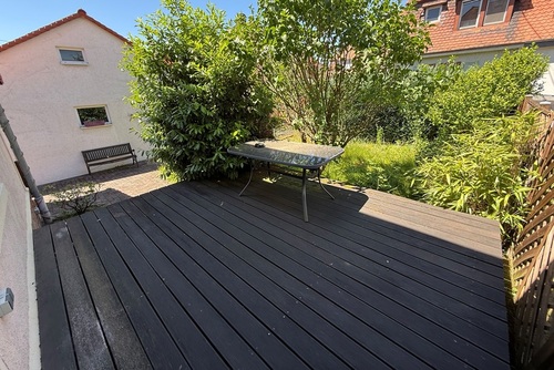 Terrasse - Doppelhaushälfte mit 100,00 m&sup2; in Frankfurt am Main zum Kaufen