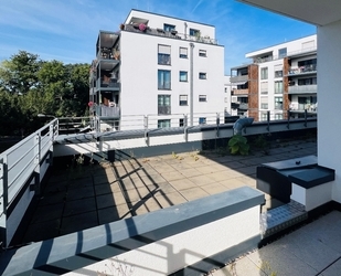 Gut geschnittene 2-Zimmer-Wohnung mit großer Dachterrasse in Frankfurt-Unterliederbach! - Frankfurt am Main