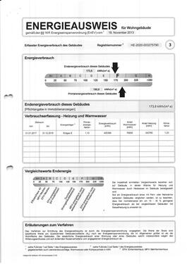 Energieausweis - 