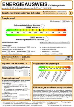 Energieausweis - 