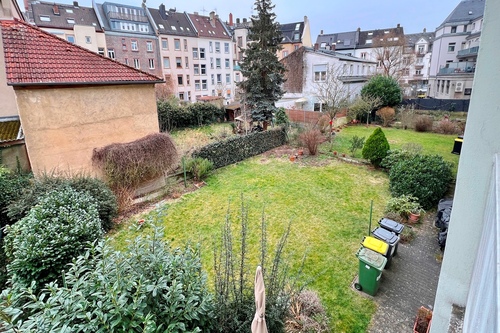 Sicht auf Hintergarten - 