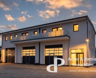 **NEUBAU 2022 IN WOLFENBÜTTEL: 475 M² FLEXIBLE GEWERBEFLÄCHE AUS HALLE & REPRÄSENTATIVEM BÜROBEREICH**