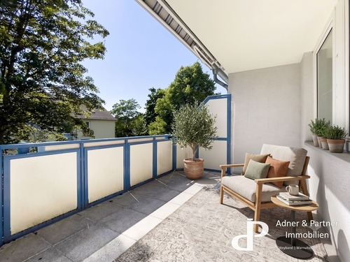 KI-Gestaltungsvorschlag Balkon - Etagenwohnung mit 70,31 m&sup2; in Braunschweig zum Kaufen