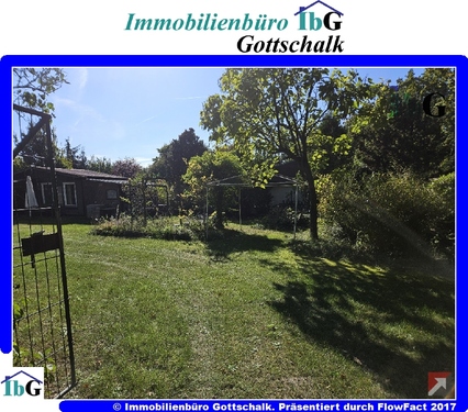 Blick in den Garten - Erholungsobjekt am Oranienburger Kanal