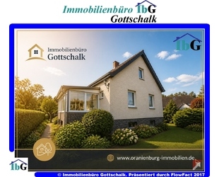 Charaktervolles Haus – ca. 60 m² Wohnfläche, mit 4 Kellerräumen und einem Kaltdach mit Ausbaureserve, - Bergfelde