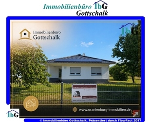 Ländliche Ruhe trifft moderneTechnik- Energiesparender Neubau-Bungalow - Falkenberg