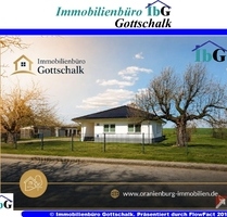 Ländliche Ruhe trifft moderneTechnik- Energiesparender Neubau-Bungalow - Falkenberg