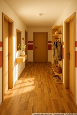 Flur 3 - 3 Zimmer Dachgeschoßwohnung in Oranienburg