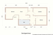 Grundriss Neu - Dachgeschoßwohnung mit 107,00 m&sup2; in Oranienburg zum Kaufen