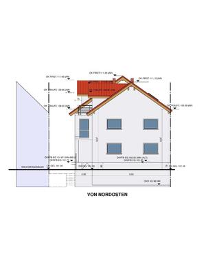 Ansicht Nordosten - 10 Zimmer Mehrfamilienhaus, Wohnhaus zum Kaufen in Schifferstadt