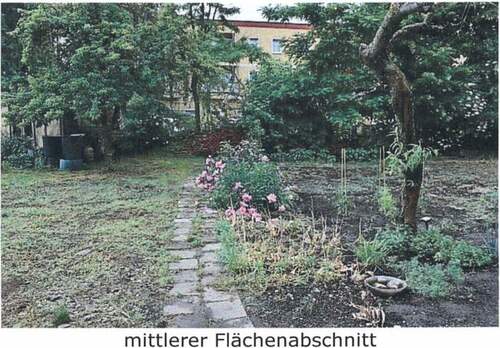 Blick aufs Grundstück-1 - ZENTRALE BAULÜCKE IN LETSCHINER ZENTRUMSLAGE...