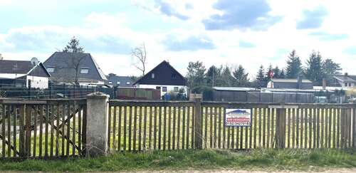 Blick auf_s Grundstück.. - Grundstück in Strausberg zum Kaufen
