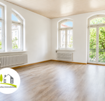 Altbaucharme in Kiel-Gaarden: helle 3-Zimmer-Wohnung mit 2 Balkonen – WG-geeignet