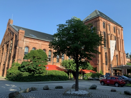 Historische Backsteinarchitektur prägt das Quartier - 