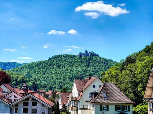 Aussicht auf den Hohen Urach - 