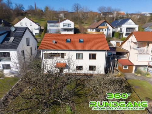 Titelbild - 5-Zimmer Wohnung in Pliezhausen inkl. Balkon, Garten und Garage