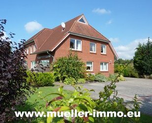 Erdgeschoßwohnung, 4 Zimmer, Garten, neue Heizung, gute Wärmedämmung. - Hesel-Neukamperfehn