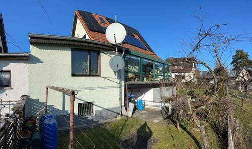 Blick vom Garten (2) - Einfamilienhaus mit 120,00 m&sup2; in Pößneck zum Kaufen