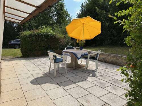 Terrasse - 2 Zimmer Ferienhaus in Trannroda