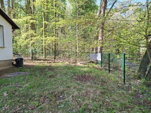 Blick auf den Wald - Ferienhaus mit 35,00 m&sup2; in Pößneck zum Kaufen