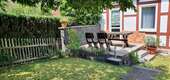 Terrasse mit Garten - **keine Käuferprovision** Wohn- und Geschäftshaus in Pößneck mit schönem Garten
