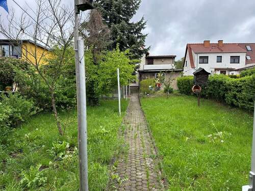 Garten - Doppelhaushälfte mit 100,00 m&sup2; in Unterwellenborn zum Kaufen