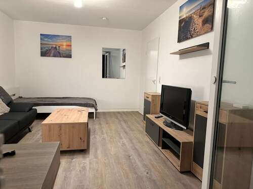 Wohn-Schlafbereich (1) - 1- Zimmerwohnung mit 30,00 m&sup2; in Jena zur Miete