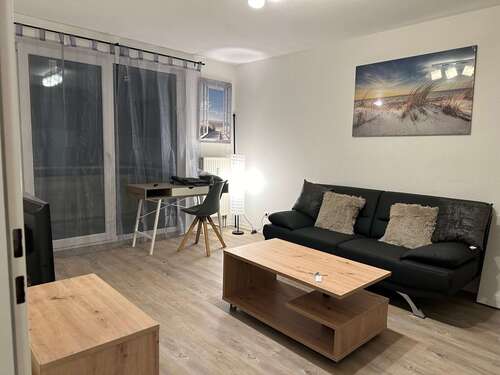 Wohn-Schlafbereich (2) - 1 Zimmer 1- Zimmerwohnung in Jena