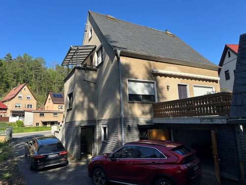 Ansicht seitlich Terrasse - 5 Zimmer Einfamilienhaus zum Kaufen in Unterwellenborn